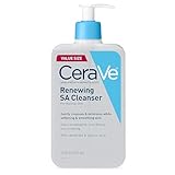 CeraVe SA Cleanser | Salicylic Acid Cleanser with Hyaluronic Acid, Niacinamide & Ceramides| BHA Exfoliant for Face | Fragrance Free Non-Comedogenic | 16 Ounce