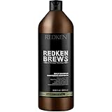 Redken Brews Daily Shampoo For Men | Lightweight Hydrating Hair Cleanser | Add Moisture and Shine to Dry Hair | For All Men's Hair Types