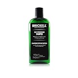 Brickell Men's Products Daily Strengthening Shampoo for Men, Natural and Organic Featuring Mint and Tea Tree Oil To Soothe Dry and Itchy Scalp, Sulfate Free and Paraben Free, 8 Ounce, Scented