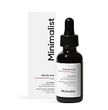 Minimalist 2% Salicylic Acid Serum For Acne, Blackhead & Open Pores | Reduces Excess Oil & Bumpy Texture | BHA Liquid Exfoliant for Acne Prone & Oily Skin | For Women & Men | 1 Fl Oz/30ml