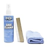 ShoeAnew Shoe Cleaning Kit for Cleaning Sneakers, Leather, White Shoes, Fabric, and More - with Cleaning Spray 8oz, Nylon Brush, Microfiber Shoe Cloth