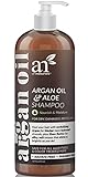 Artnaturals Moroccan Argan Oil Shampoo - (16 Fl Oz / 473ml) - Moisturizing, Volumizing Sulfate Free Shampoo for Women, Men and Teens - Used for Colored and All Hair Types, Anti-Aging Hair Care