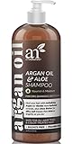 Artnaturals Moroccan Argan Oil Shampoo - (16 Fl Oz / 473ml) - Moisturizing, Volumizing Sulfate Free Shampoo for Women, Men and Teens - Used for Colored and All Hair Types, Anti-Aging Hair Care