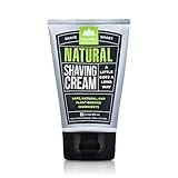 Pacific Shaving Company Natural Shaving Cream - Shea Butter + Vitamin E Shave Cream for Hydrated Sensitive Skin - Clean Formula for a Smooth, Anti-Redness + Irritation-Free Shave Cream (3.4 Oz)