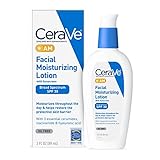 CeraVe AM Facial Moisturizing Lotion with SPF 30 | Oil-Free Face Moisturizer with SPF | Formulated with Hyaluronic Acid, Niacinamide & Ceramides | Non-Comedogenic | Broad Spectrum Sunscreen | 3 Ounce