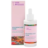 Good Molecules Hyaluronic Acid Serum - Hydration for Dry Skin to Moisturize, Plump, and Firm - 1% HA, Anti-aging Water-Based Skincare for Face