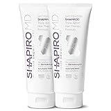 Shapiro MD Hair Growth Experts Hair Loss Shampoo | DHT Fighting Vegan Formula for Thinning Hair Developed by Dermatologists | Experience Healthier, Fuller and Thicker Looking Hair | 2 Month Supply