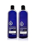 Krieger + Shne Tea Tree Shampoo and Conditioner Set for Men with Tea Tree & Peppermint Oil - Paraben Free, Heals Dry Scalp, Dandruff, Prevents Hair Loss - 16oz (2 Bottles)