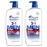 Head & Shoulders Mens 2 in 1 Dandruff Shampoo and Conditioner, Anti-Dandruff Treatment, Old Spice Swagger for Daily Use, Paraben Free, 31.4oz, 2 PACK
