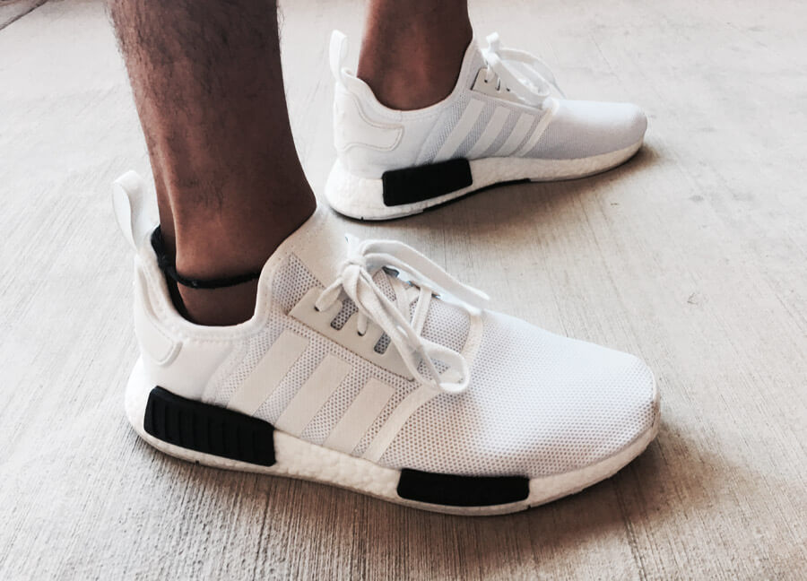 what to wear with white nmds