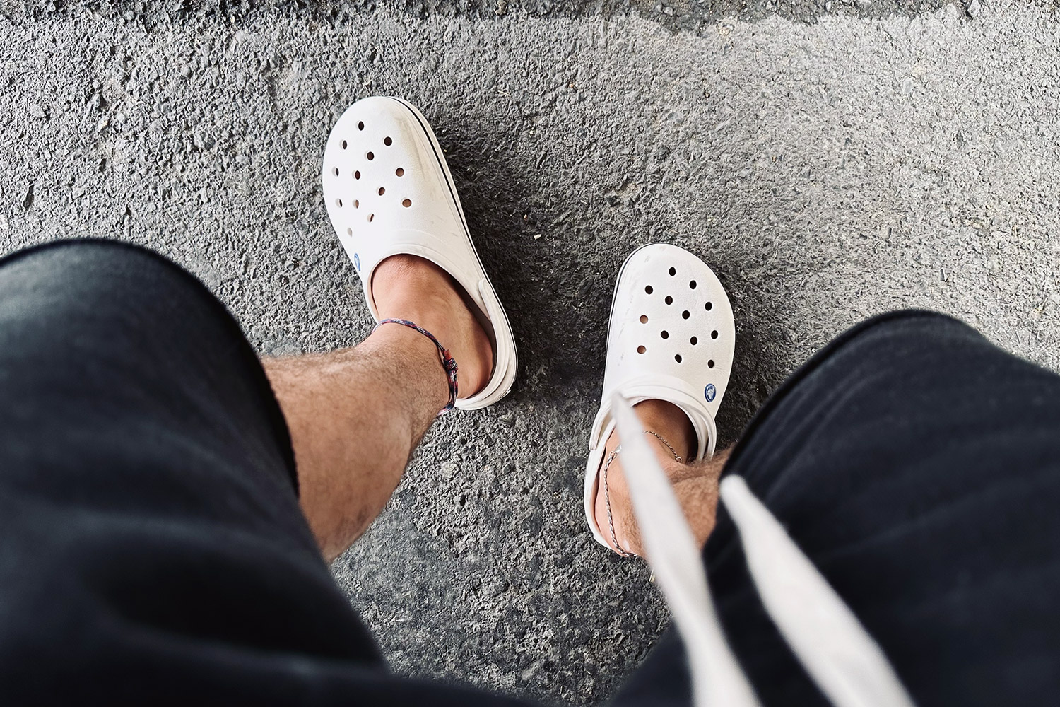 5 ways to wear crocs when you're a man?
