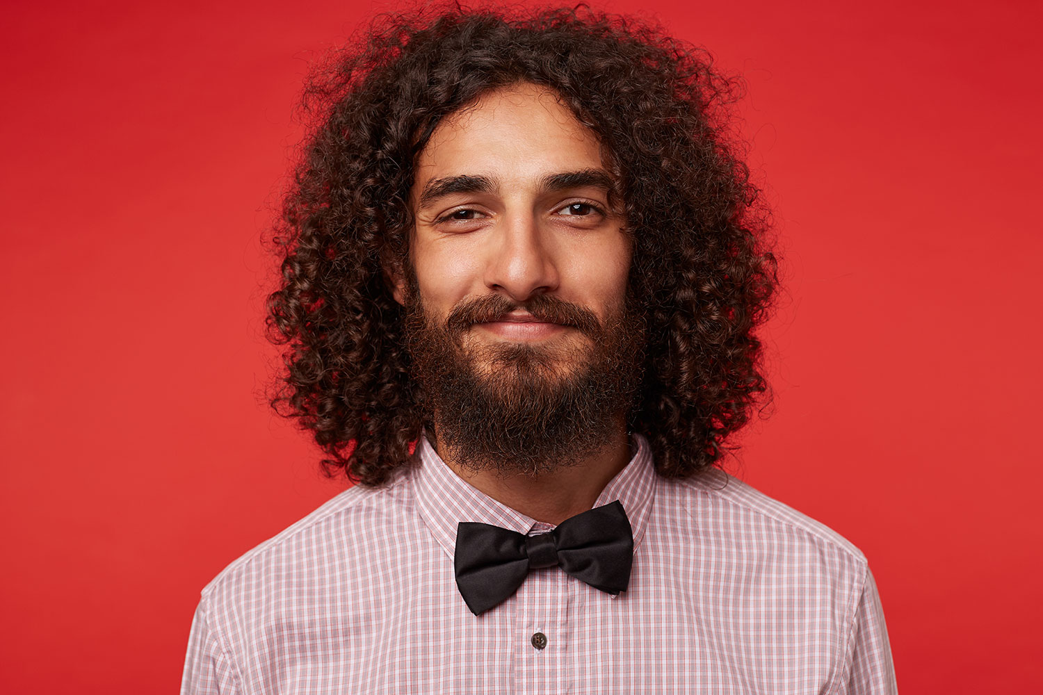 Long curly hair for men