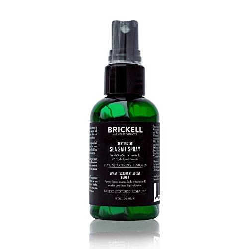 Brickell Men's Spray Texturant au Sel Marin pour Hommes, Naturel et...