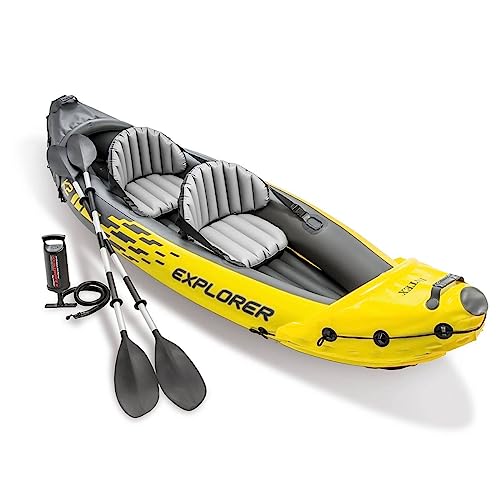 Intex set kayak explorer k2 - 2 pers (inclus rames et gonfleur)