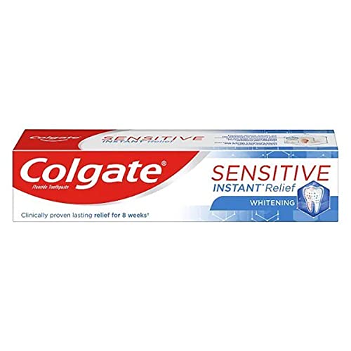 Colgate Sensitive Pro Relief Plus Whitening Dentifrice 75ml, Paquet De...
