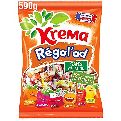 Krema Bonbons Régalad Multi Fruits, 590g