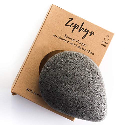 ZEPHYR® Konjac Sponge • Face and Body Natural Sponge with Active...