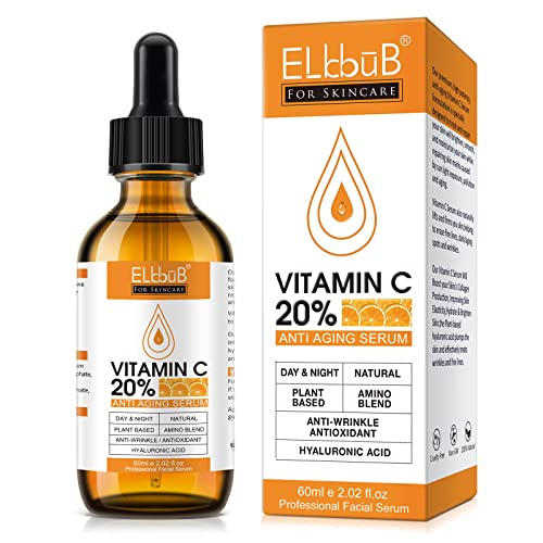 Sérum Vitamine C 20% - Une formule puissante et avancée- 60ml -...
