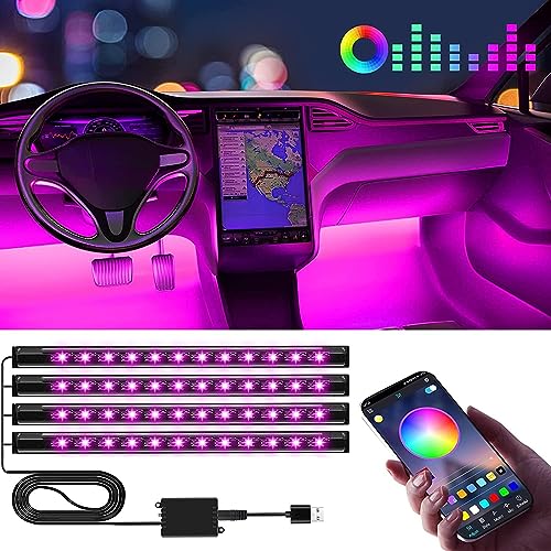 Winzwon Éclairage Intérieur de Voiture, Lampe LED Accessoire...