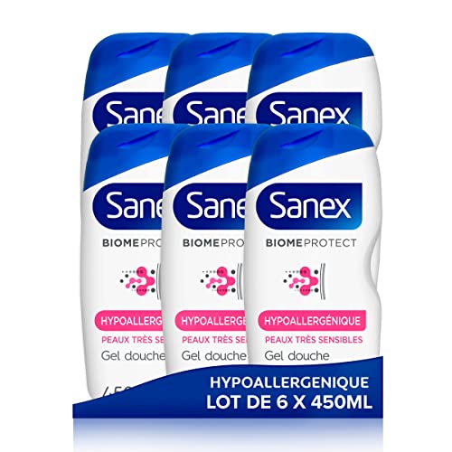 SANEX - BiomeProtect Dermo Hypoallergénique - Gel douche Mixte -...