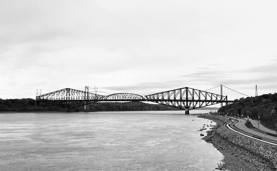 Pont Champlain à Montréal. 